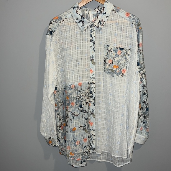 ✨HP x 2 ✨ NWTS ANTHRO PAJAMA TOP (L) - Picture 13 of 17